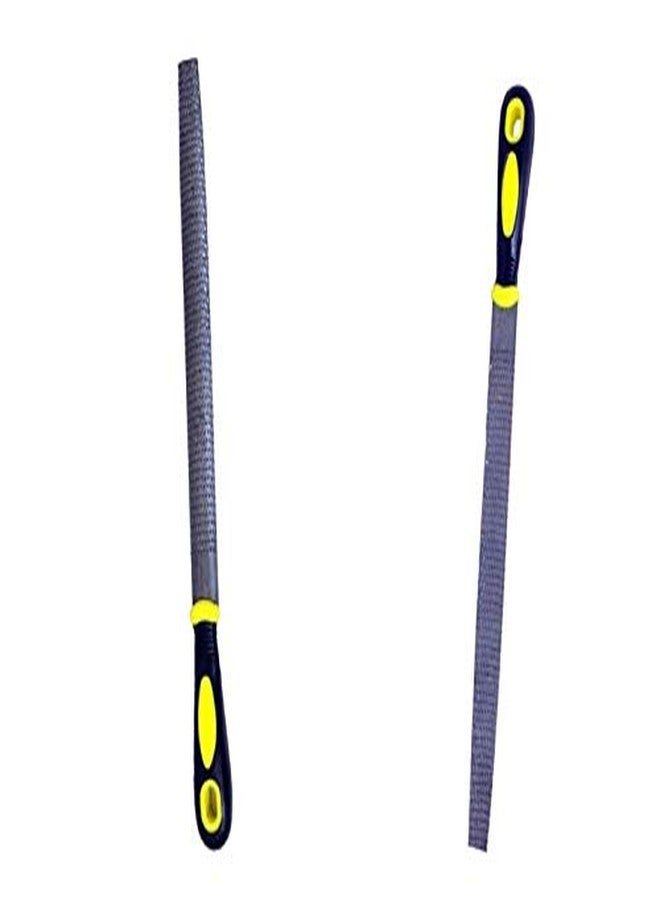 Jon Bhandari Tools مبرد خشب من جون بهانداري تولز بمقبض من مادة PVC - 12 بوصة لتشكيل وتنعيم وإزالة وتشطيب الخشب والبلاستيك والمواد اللينة بدقة. - Image 3